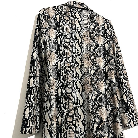 JOSEPH RIBKOFF Snake Print Open Front Jacket - Picture 8 of 12